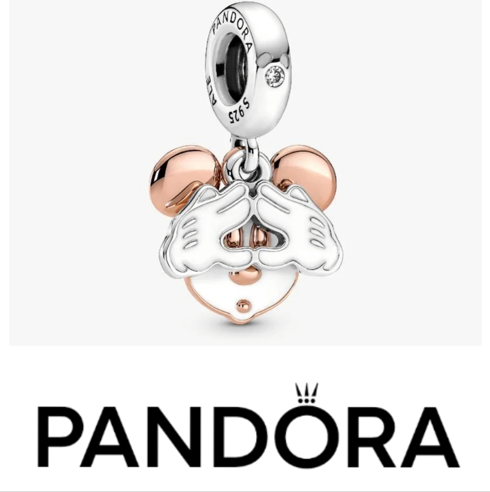 Pandora Disney Mickey Mouse Double Dangle Charm